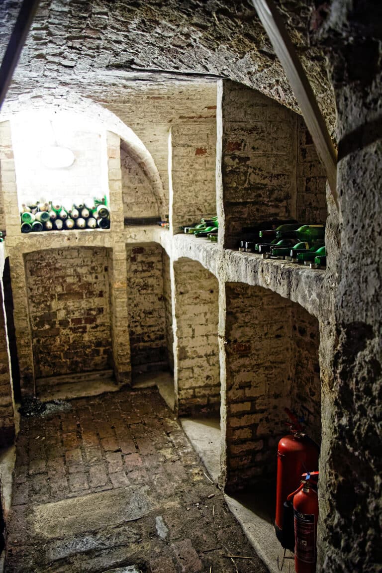 Copped Hall wine cellar, Epping, Essex, England 01